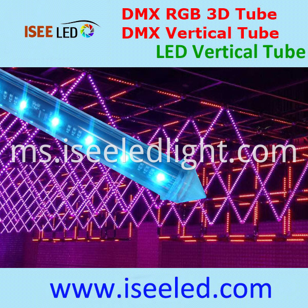 RGB DMX512 LED 3D Tube